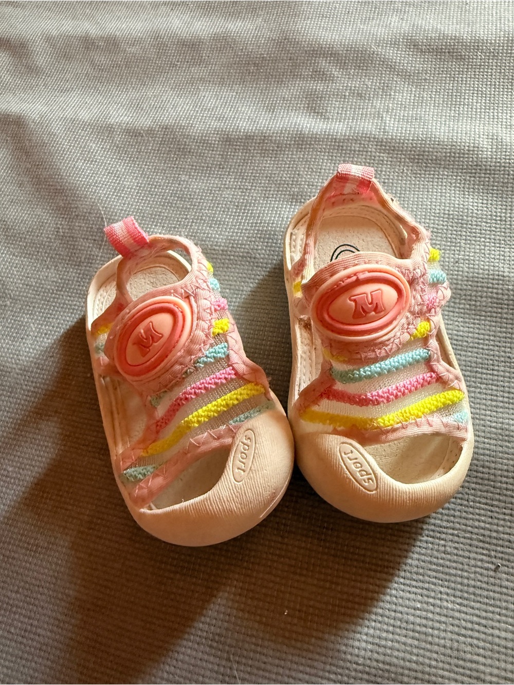 Toddler Pink Multi-Color Sandals - Kids Shoes